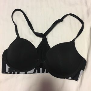 Victoria’s Secret PINK Bra Size 32A Black Logo